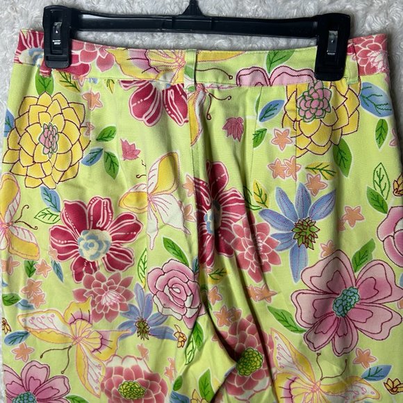 Talbots Easter Colorful Floral Print Stretch Size 8‎ - Picture 7 of 7